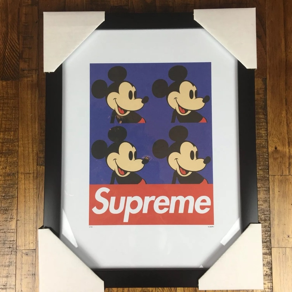 Supreme Mickey Mouse Framed Art Print Fairchild